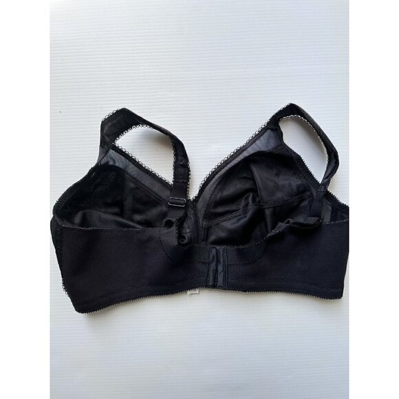 Underscore Black Cushion Strap Wireless Unlined Full Coverage Bra Size 40C - Picture 5 of 10